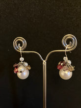 Load image into Gallery viewer, Alexa Pearls and  Swarovski Crystal Earrings

