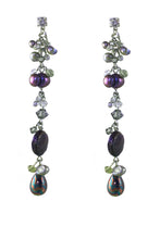 Load image into Gallery viewer, Baroque Pearls and  Swarovski Crystal Earrings
