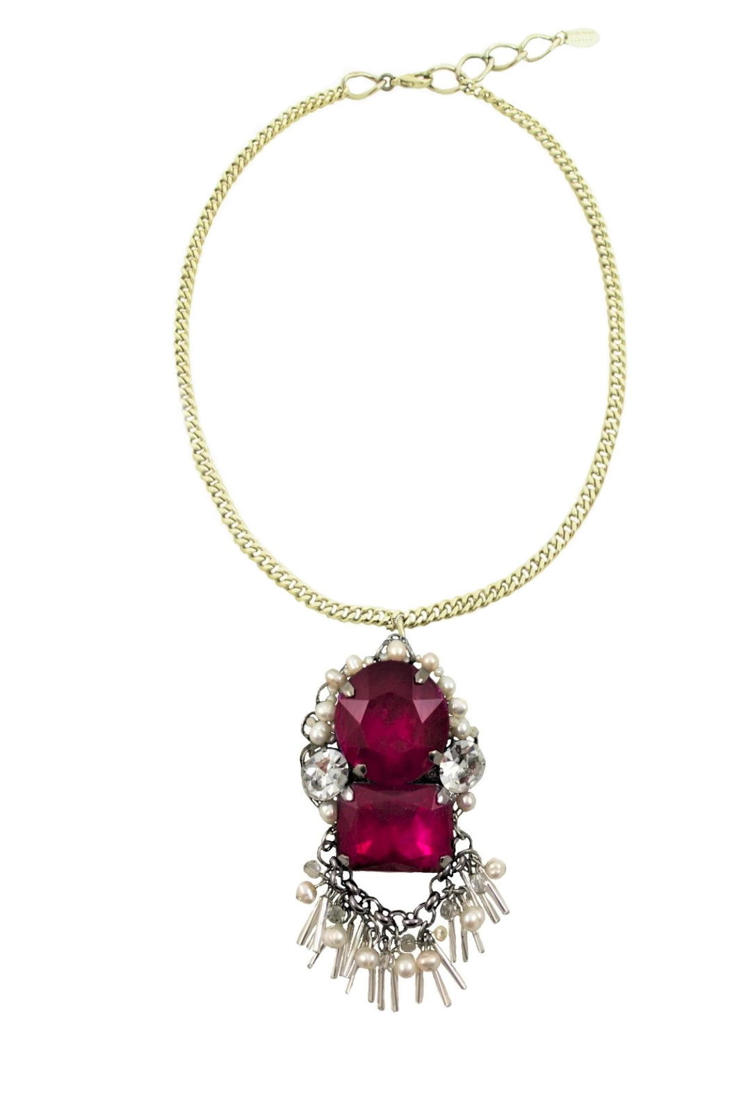 Alexa Pearls and Swarovski crystal Necklace