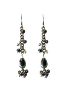 Load image into Gallery viewer, Baroque pearls and crystals Nora earrings
