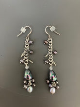 Load image into Gallery viewer, Baroque pearls and crystal Nora earrings
