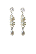 Load image into Gallery viewer, Pearls and Crystals Jane Earrings
