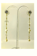 Load image into Gallery viewer, Addison Swarovski Crystals Pearl Earrings

