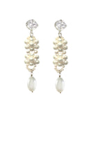 Load image into Gallery viewer, Pearls and Crystals Jane Earrings
