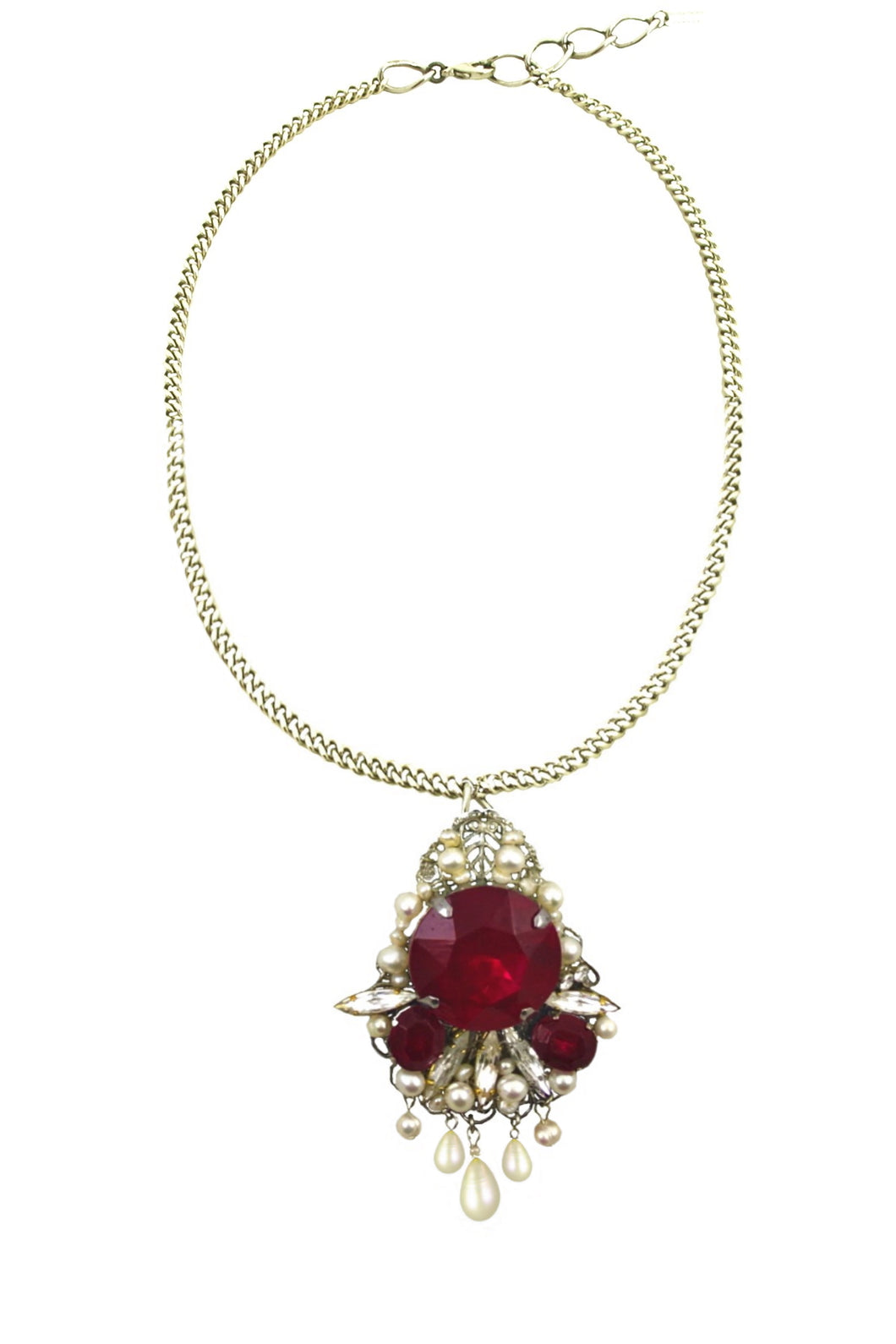 Alexandra Pearls and Swarovski Crystals necklace
