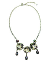 Load image into Gallery viewer, Baroque Freshater Pearls and Crystals Brazil  necklace
