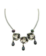 Load image into Gallery viewer, Baroque pearls and crystals Paris necklace
