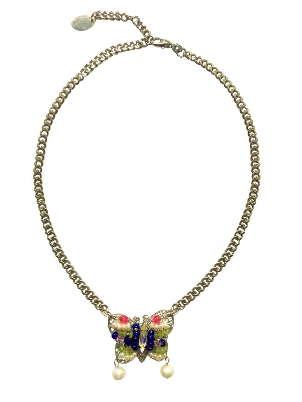 Butterfly Multicolored Necklace  - Small