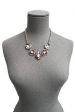 Load image into Gallery viewer, SALE - Claire Swarovski Crystals Semiprecious Stone Pearl Necklace
