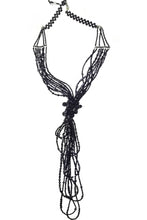 Load image into Gallery viewer, Barbara Jet and Hematite Necklace
