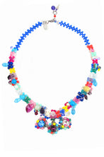 Load image into Gallery viewer, Blue Grace Swarovski Crystals Charm Necklace

